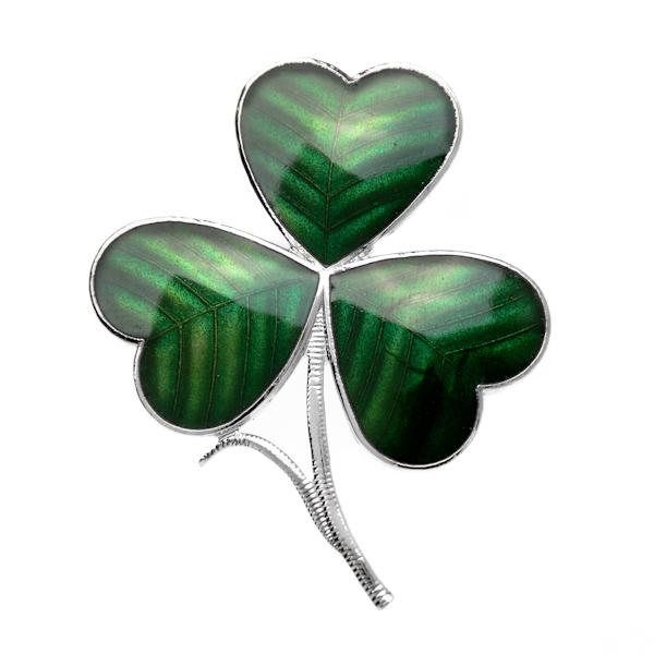 Irish Shamrock Brooch